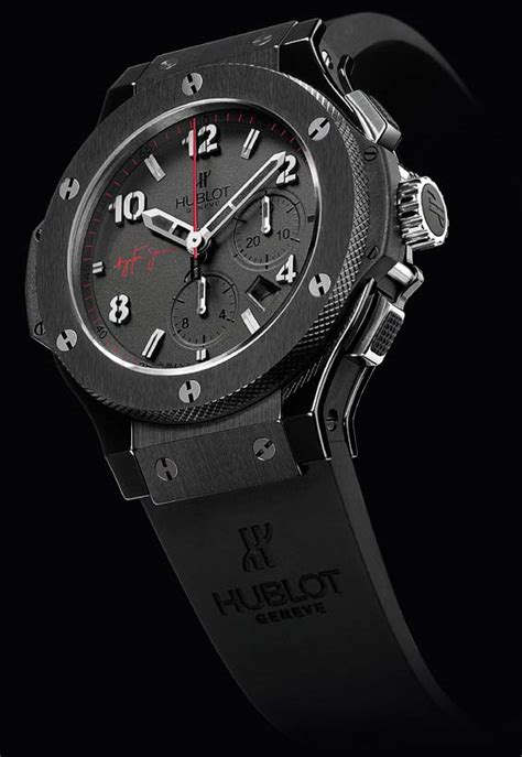 hublot big bang all black ayrton senna limited edition|HUBLOT. A RARE BLACK CERAMIC, KEVLAR AND RUBBER .